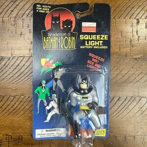 JANEX The Adventures of Batman & Robin Squeeze Light - Sealed